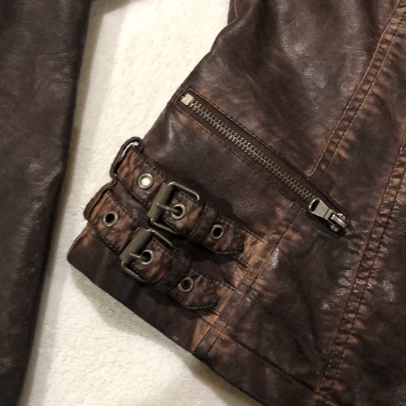 Maurice’s Brown Faux Leather Jacket - Picture 2 of 4
